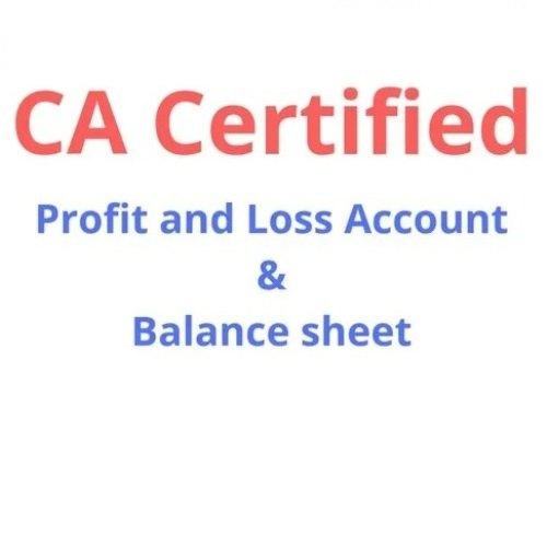 CA Certification of Balance Sheet (up to 20 Lacs)